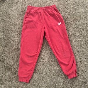 Nike Kids Red Jogger Pants